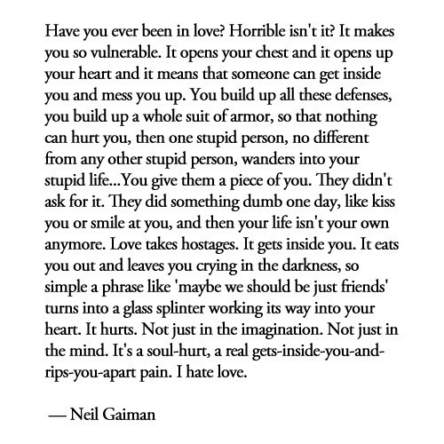 cute quotes about love. Love is hard to get into, but even harder to get out of.